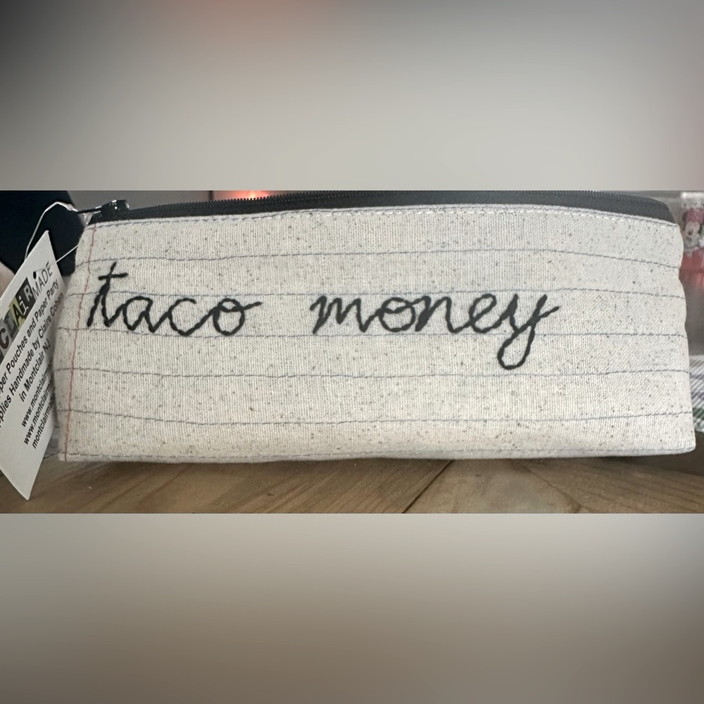 Floral Taco Money Pouch